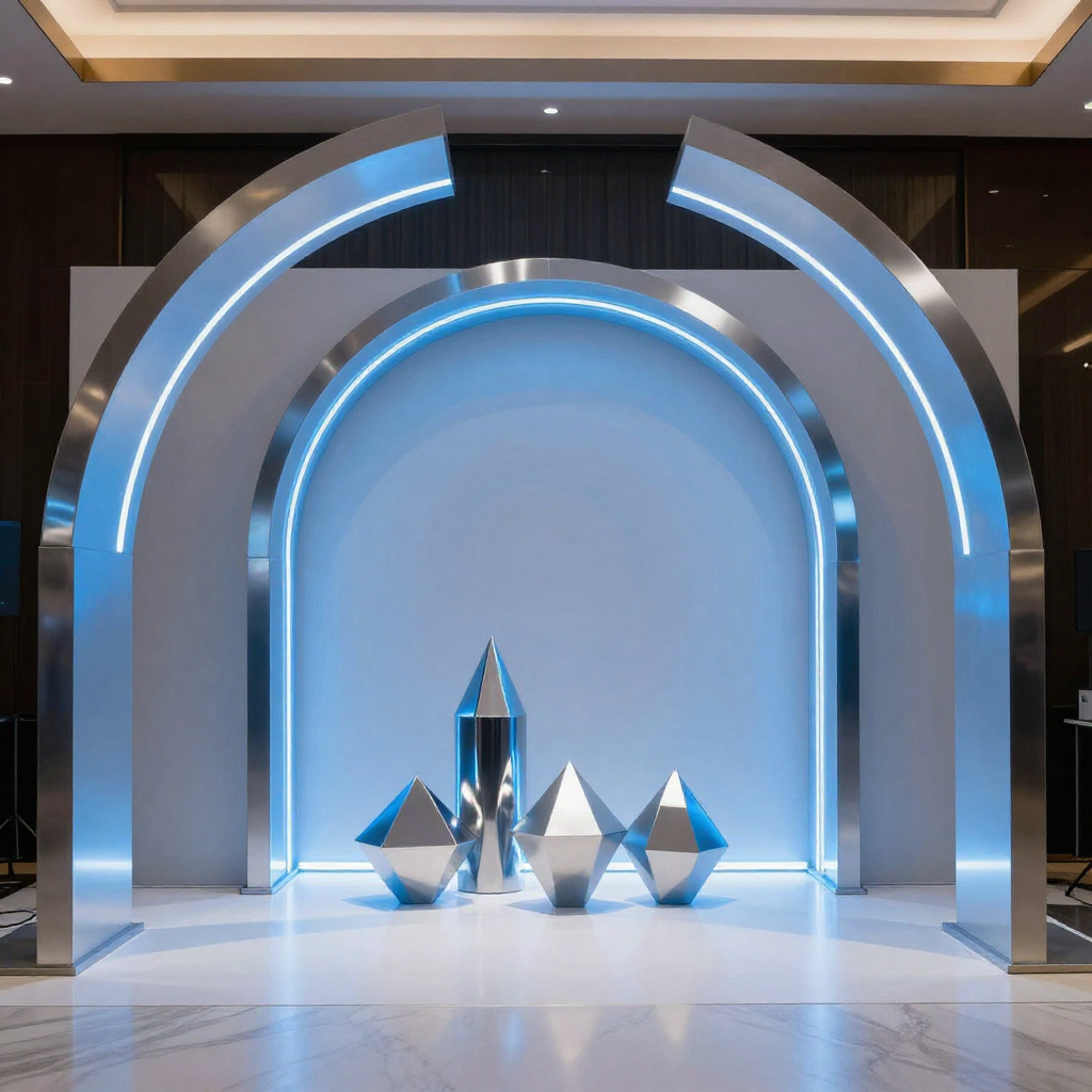 Immersive photo zone installation by Ploxarelghel